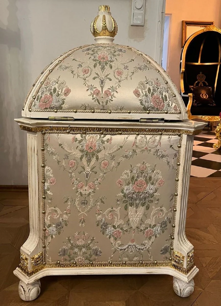 Pomp??s de Casa Padrino casa para gatos barroco plata / crema - dise?ada por Harald Gl??ckler