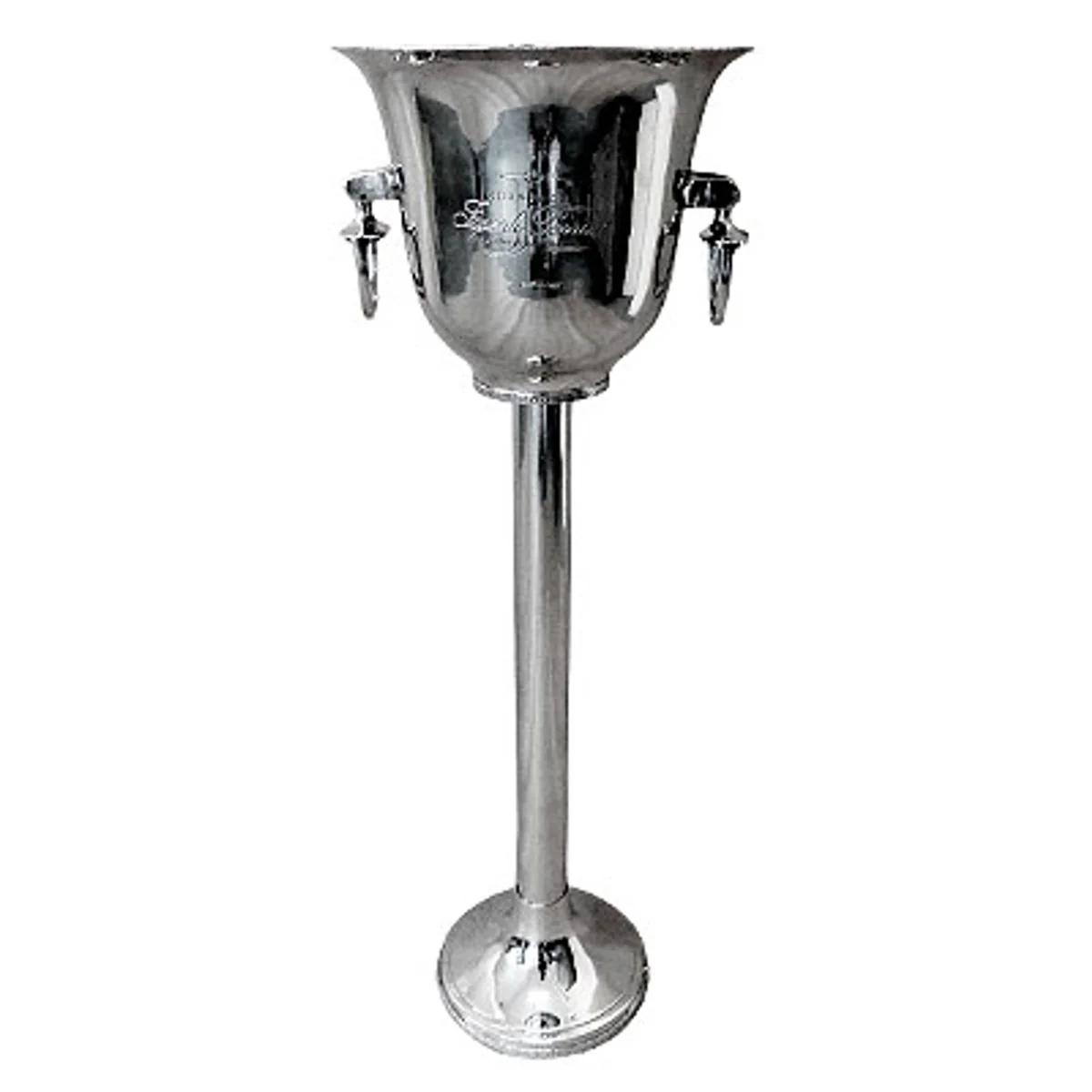 Enfriador de vino masivo de lujo / enfriador de champagne con soporte de lat¨®n macizo dise?o H 69 cm, ancho 23 cm de Casa Padrino