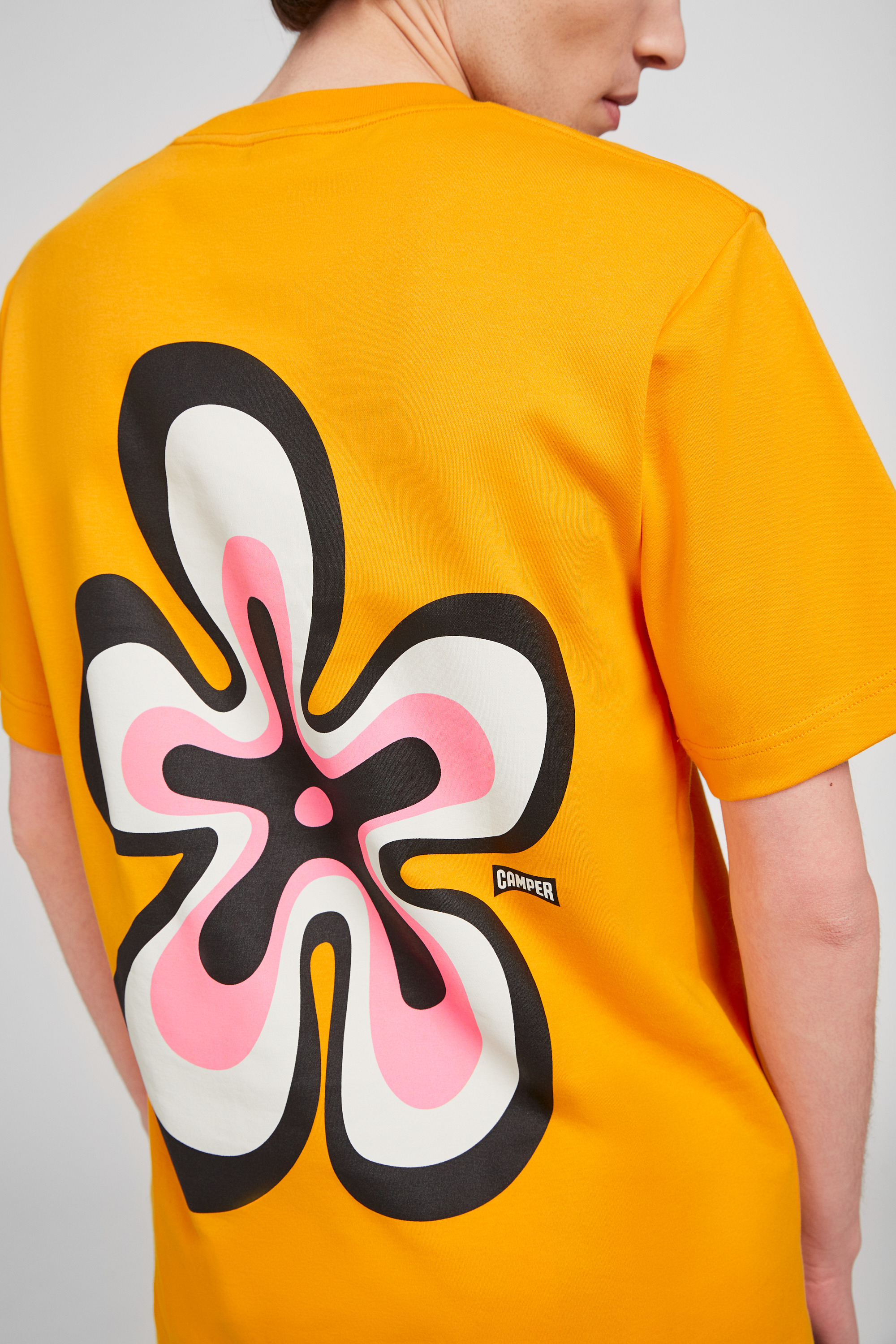 T-Shirt - Orange organic cotton T-shirt