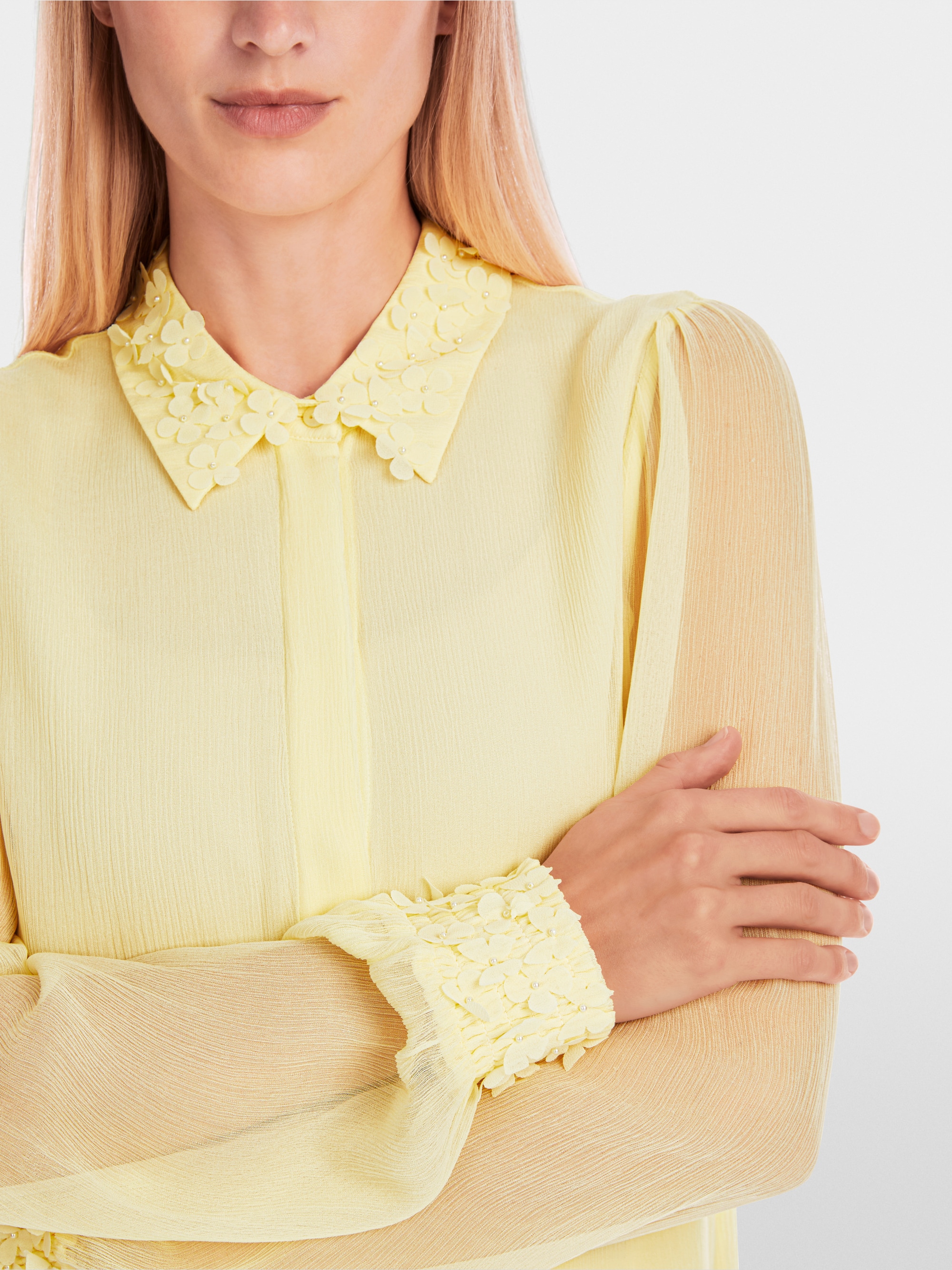 Marc-Cain Delicate viscose crepe shirt blouse