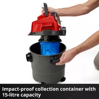 Cordl. Wet/Dry Vacuum Cleaner TC-VC 18/15 Li-Solo