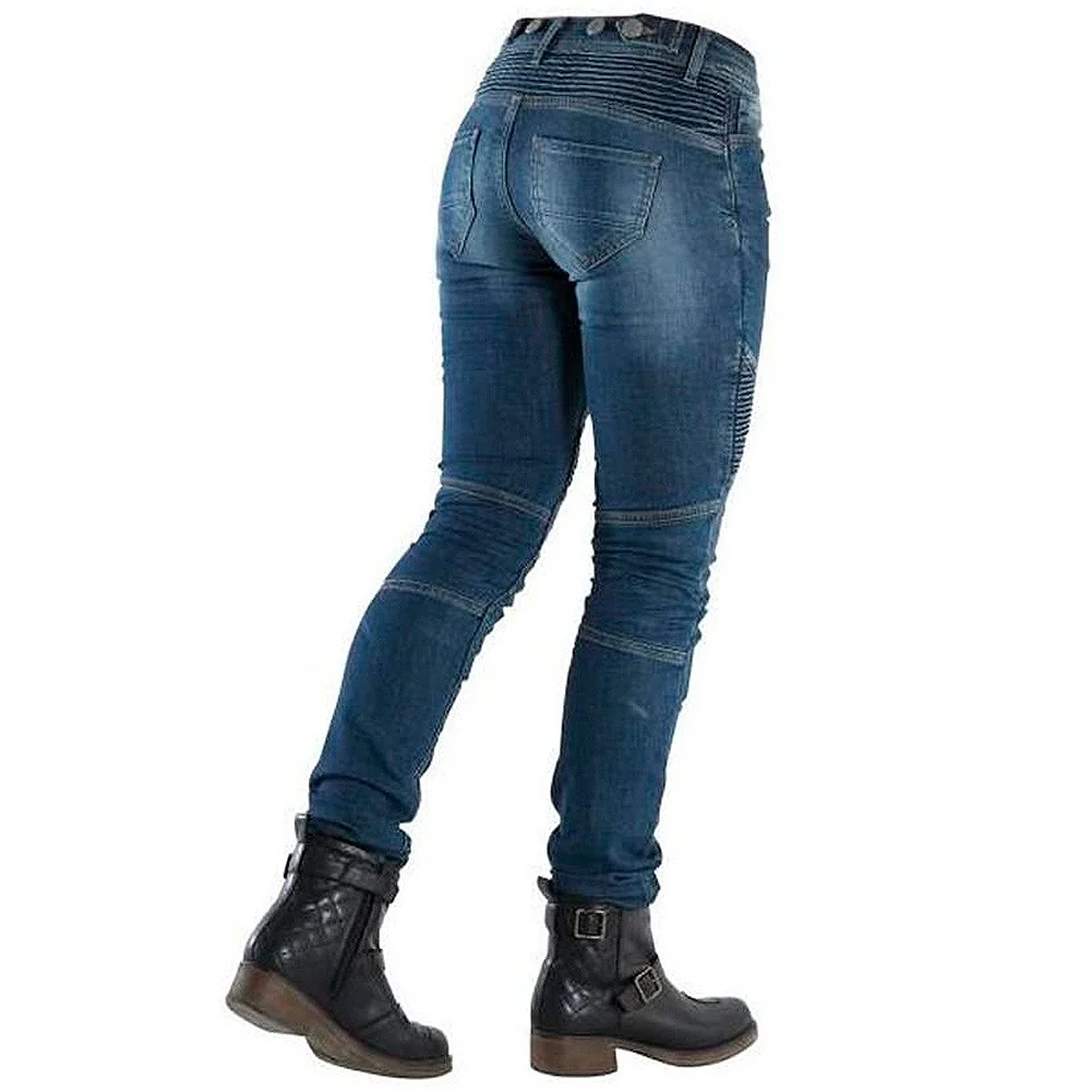PANTALON VAQUERO OVERLAP IMOLA SMALT LADY AZUL