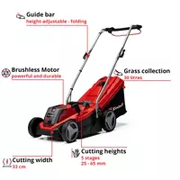Cordless Lawn Mower GE-CM 18/33 Li-Solo