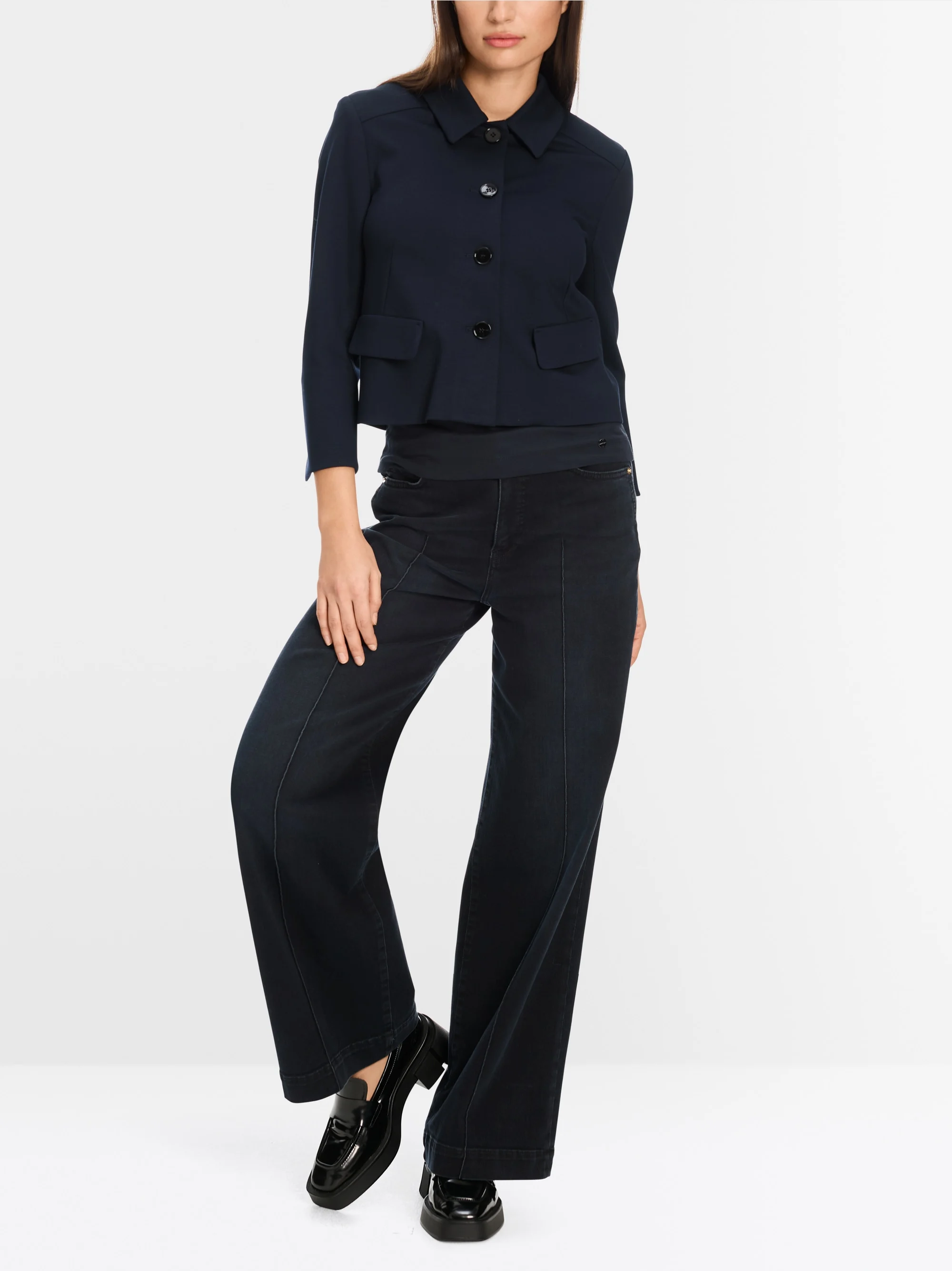 Marc-Cain Short jacket with Kent collar