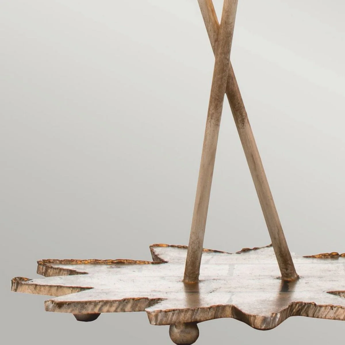 Casa Padrino l¨¢mpara de mesa doble de lujo oro / topo Al. 102,7 cm - Iluminaci¨®n de lujo