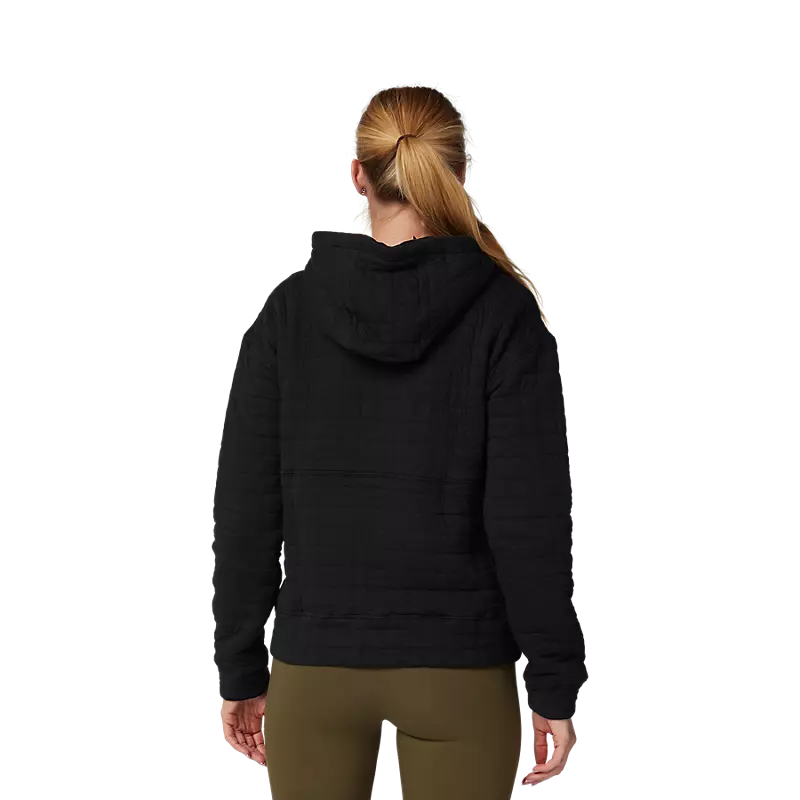 Womens Quilted Zip Hoodie