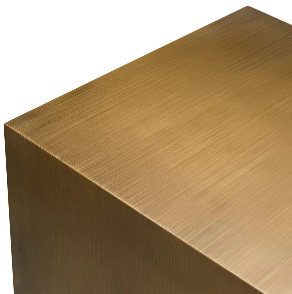 Casa Padrino mesa auxiliar de metal de lujo lat¨®n 50 cm