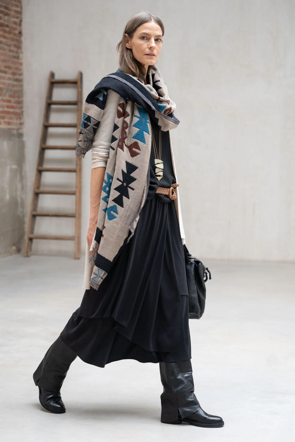 Rivera-spain Falda Chiavari negra