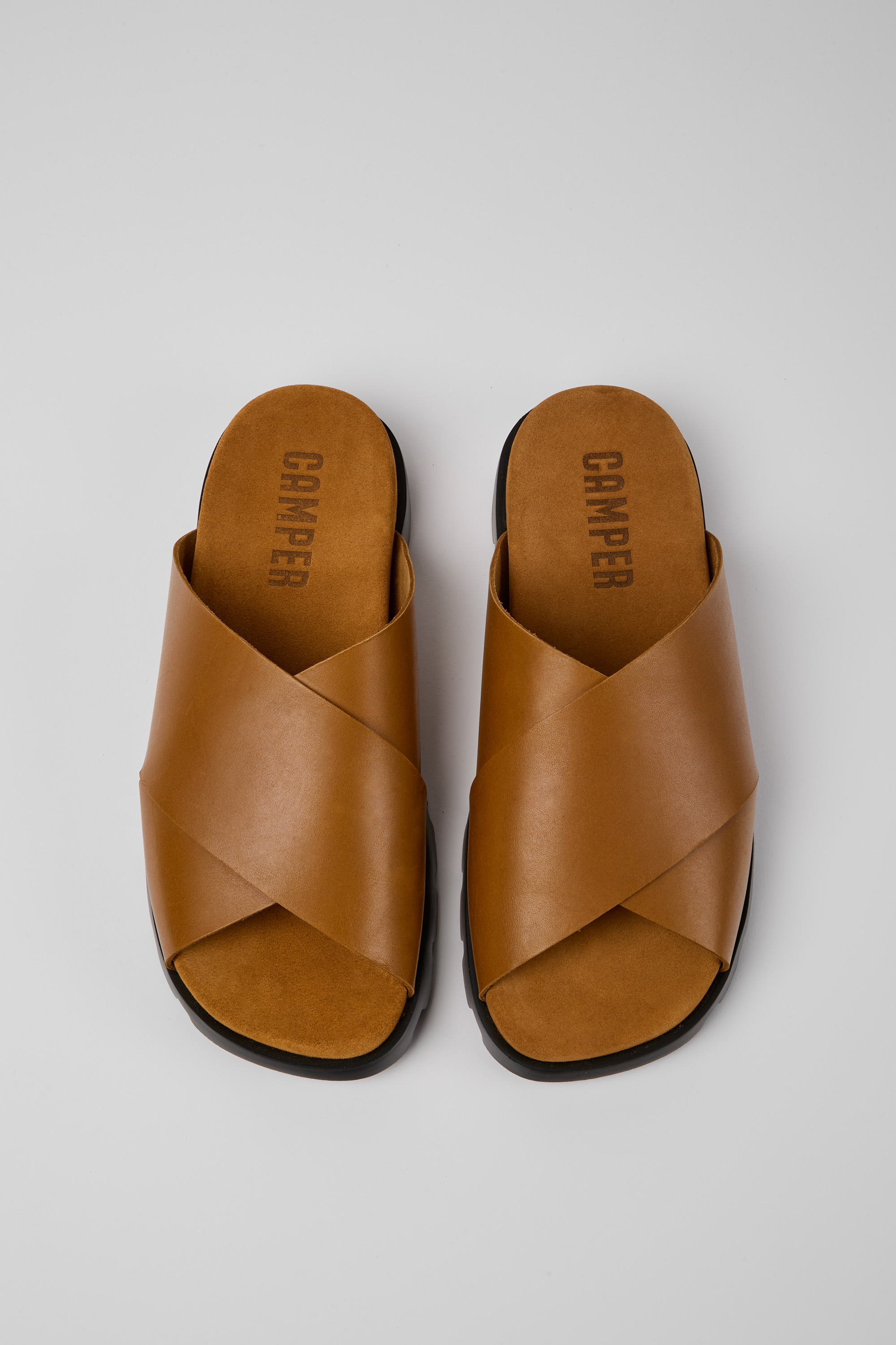 Brutus Sandal - Brown leather sandals for men