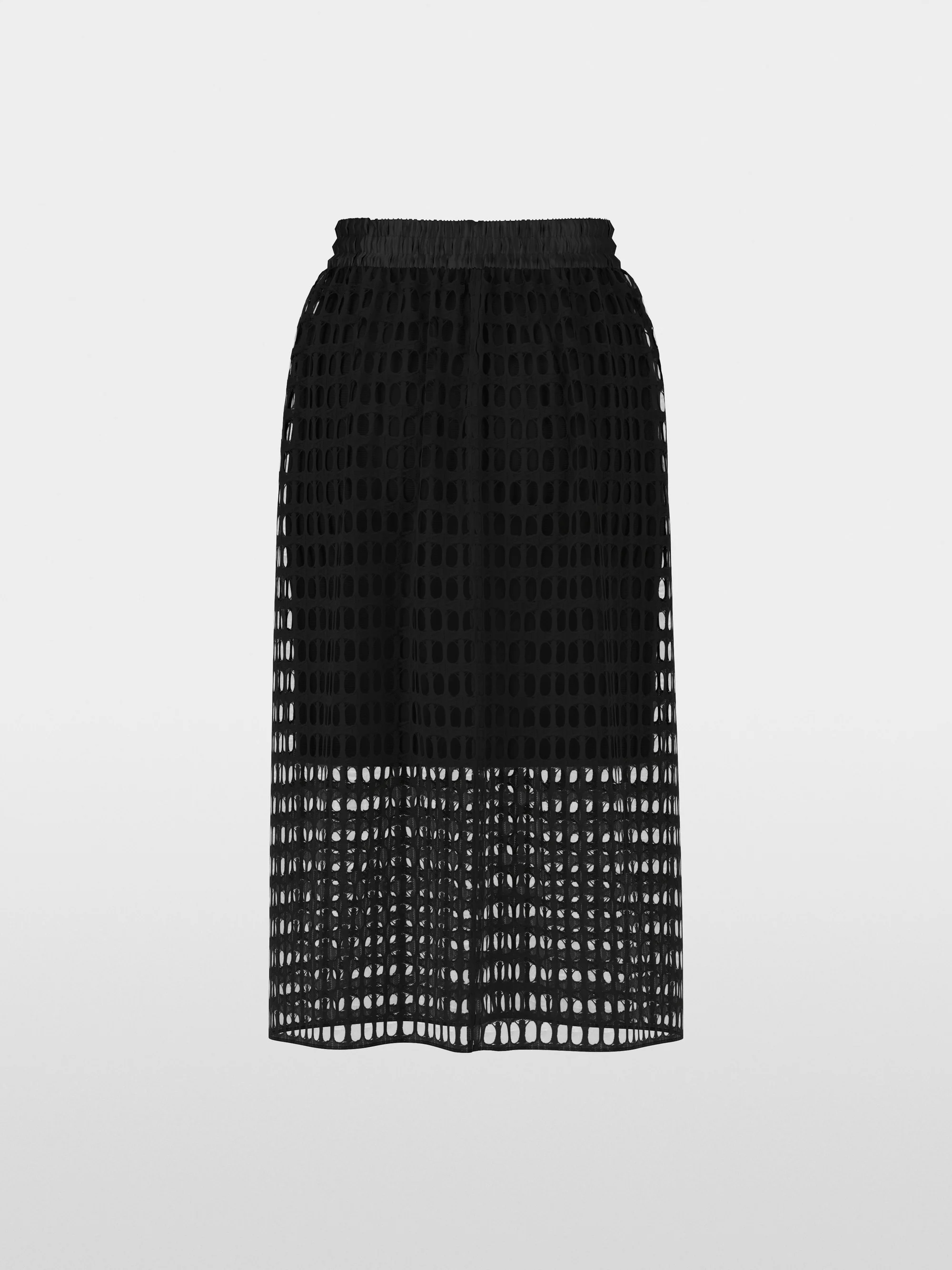 Marc-Cain Airy skirt in openwork mesh knit
