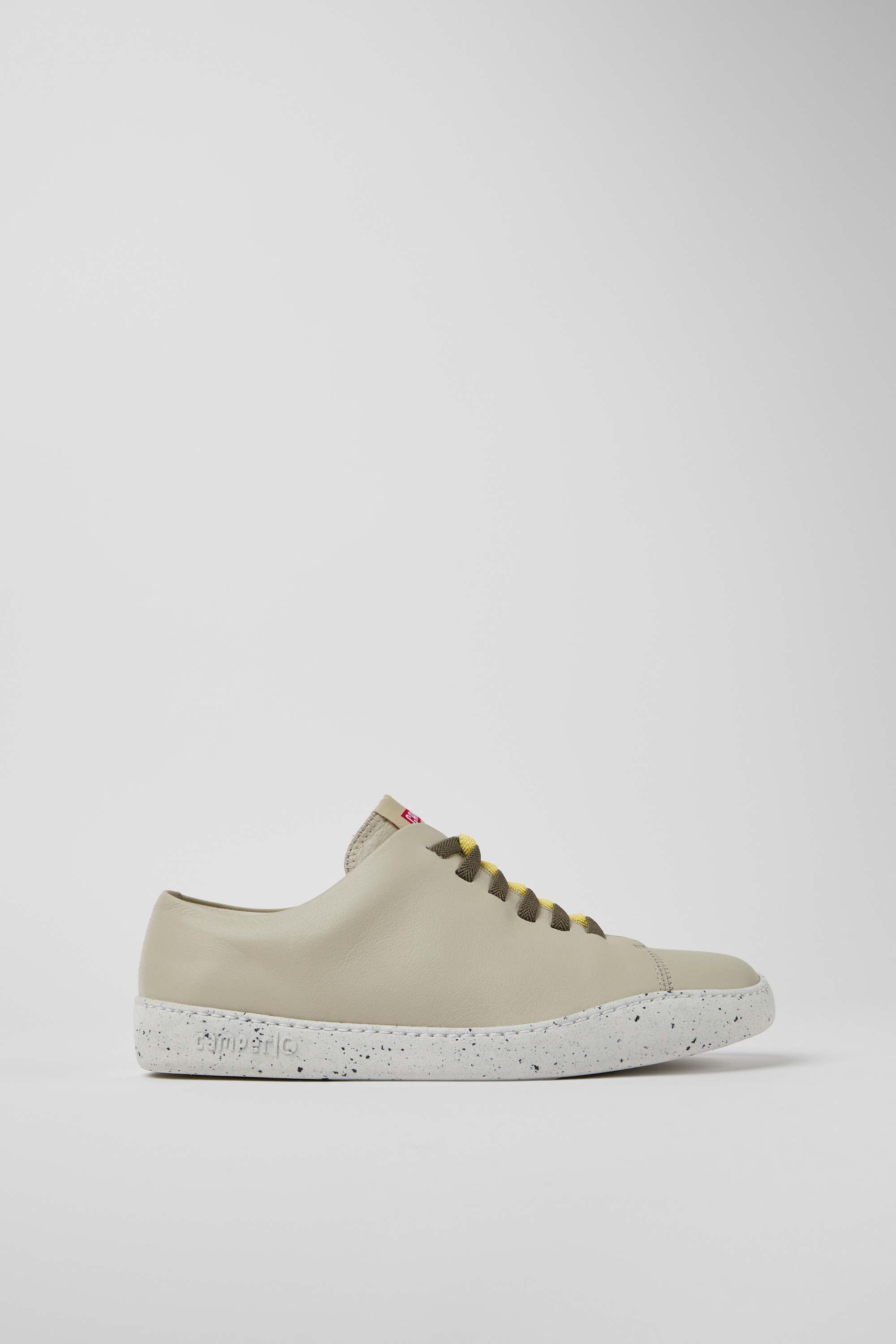 Twins - Gray leather sneakers for men