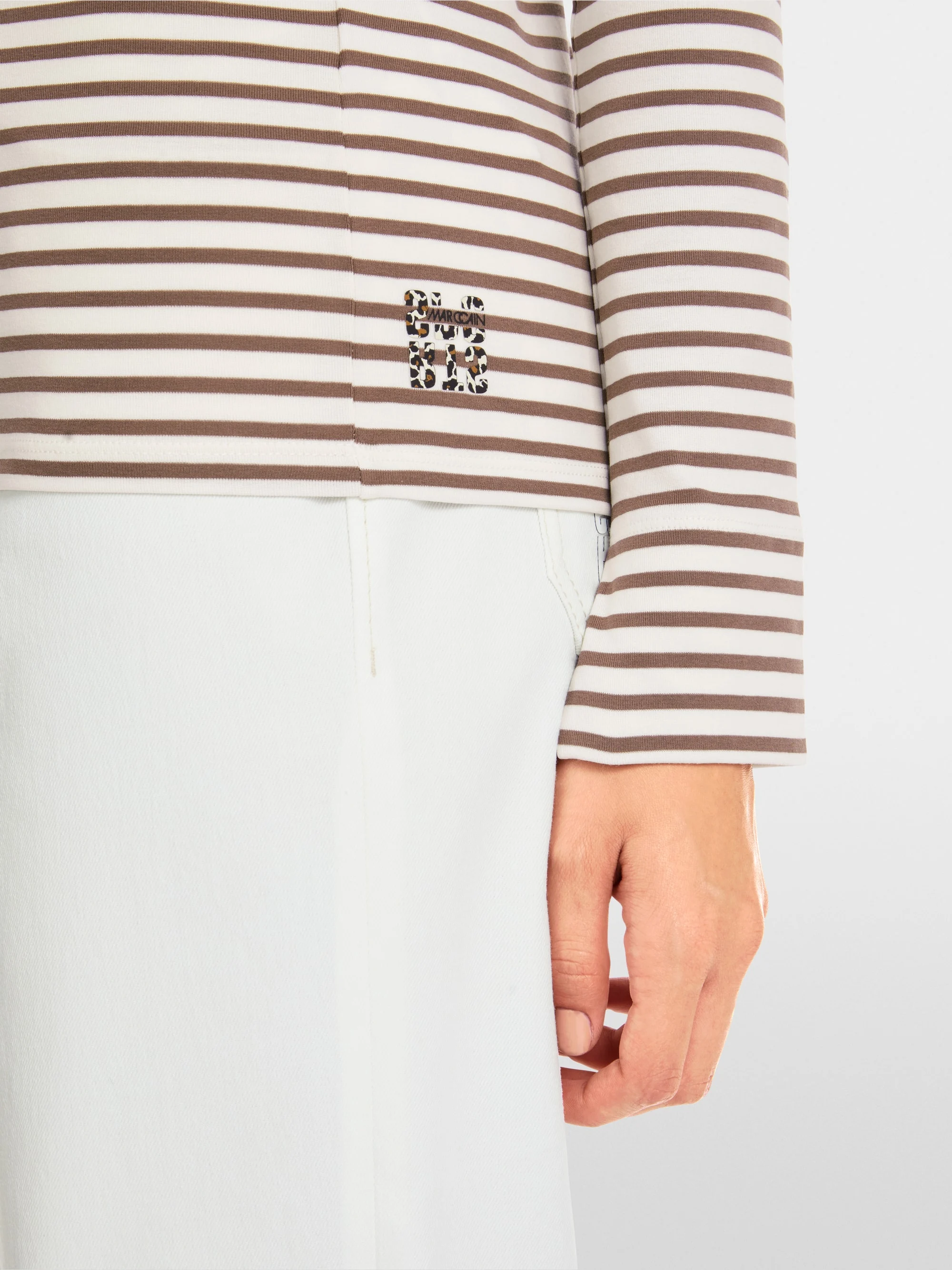 Marc-Cain Long sleeve with striped pattern
