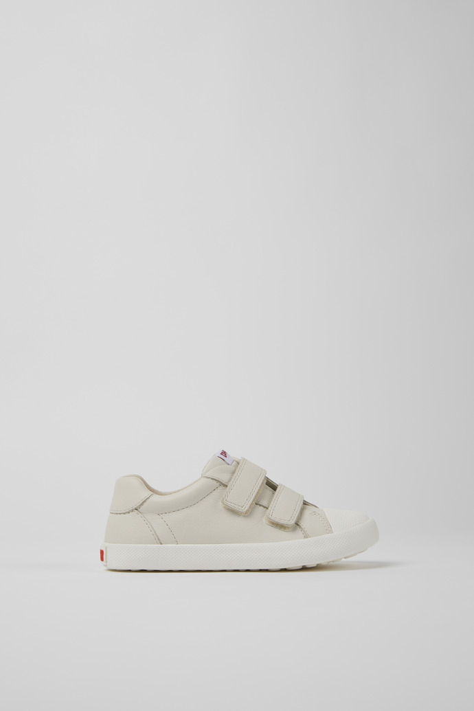 Pursuit White Leather Shoes for Boys