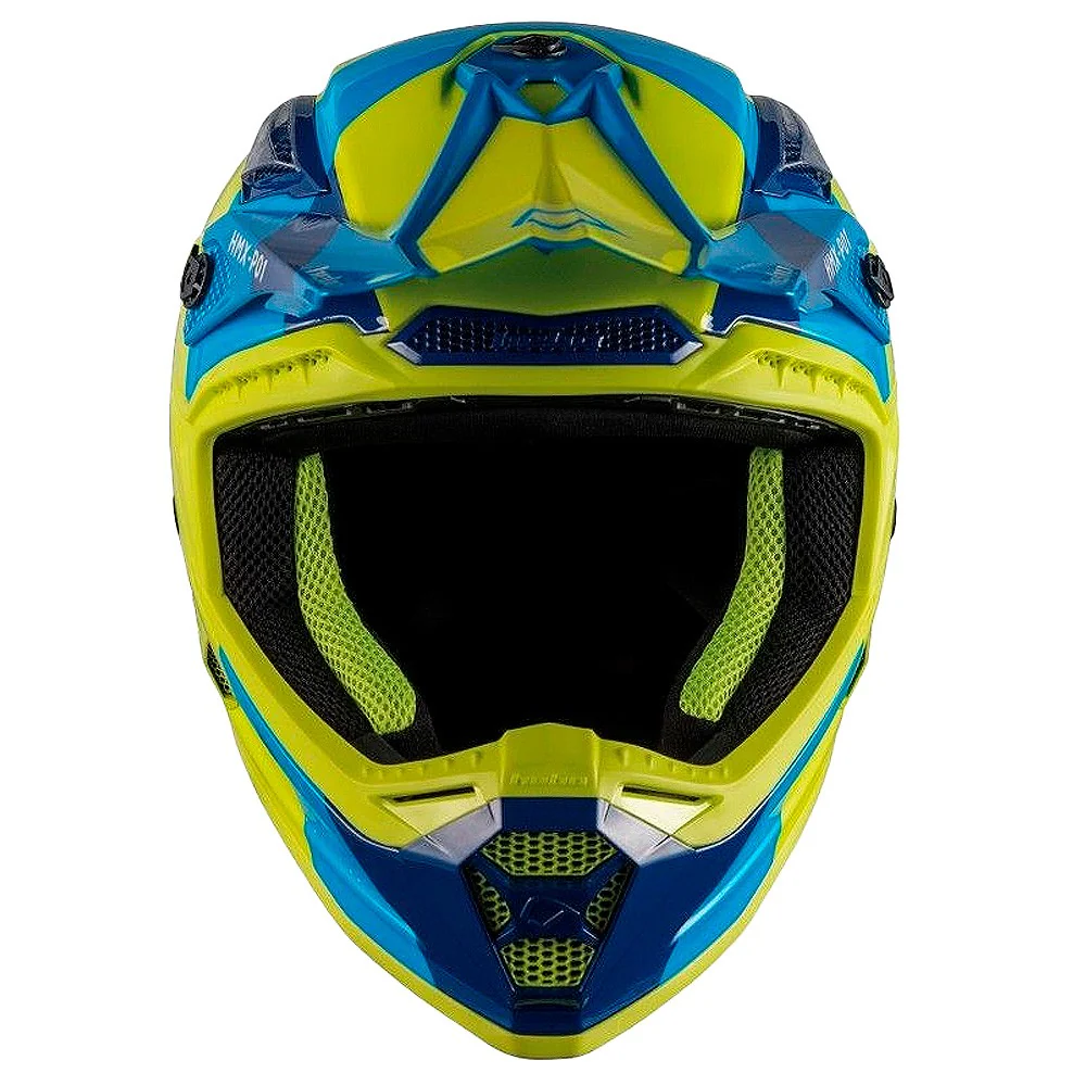 CASCO CROSS / ENDURO HEBO RIPPLE LIMA / AZUL