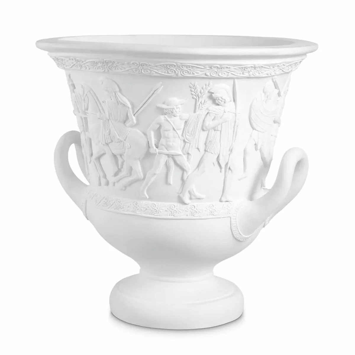 Casa Padrino maceta barroco de lujo blanco ? 60 x A. 60 cm - Decoraci¨®n de estilo barroco