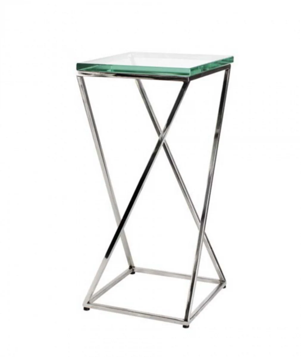 Casa Padrino luxury art deco designer side table 23.5 x 23.5 x H. 51 cm - Designer Table