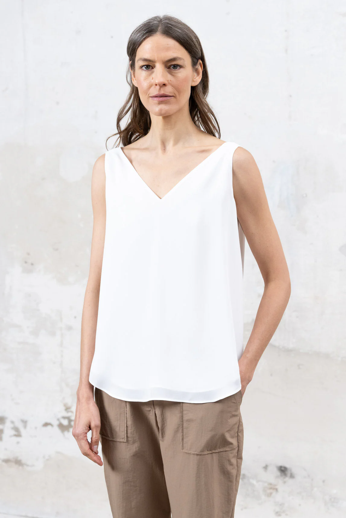 Rivera-spain Top Brest blanco