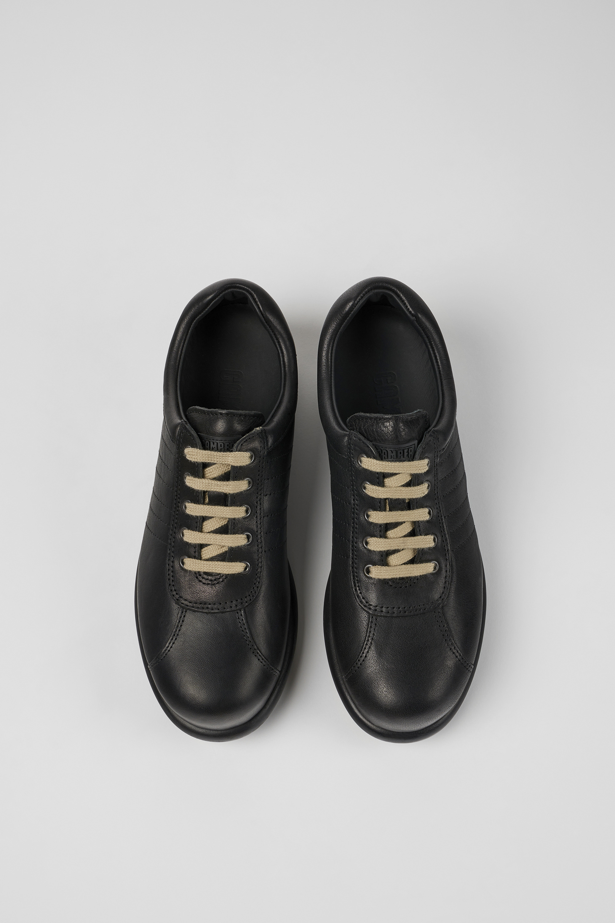 Pelotas - Black vegetable tanned leather shoes for women