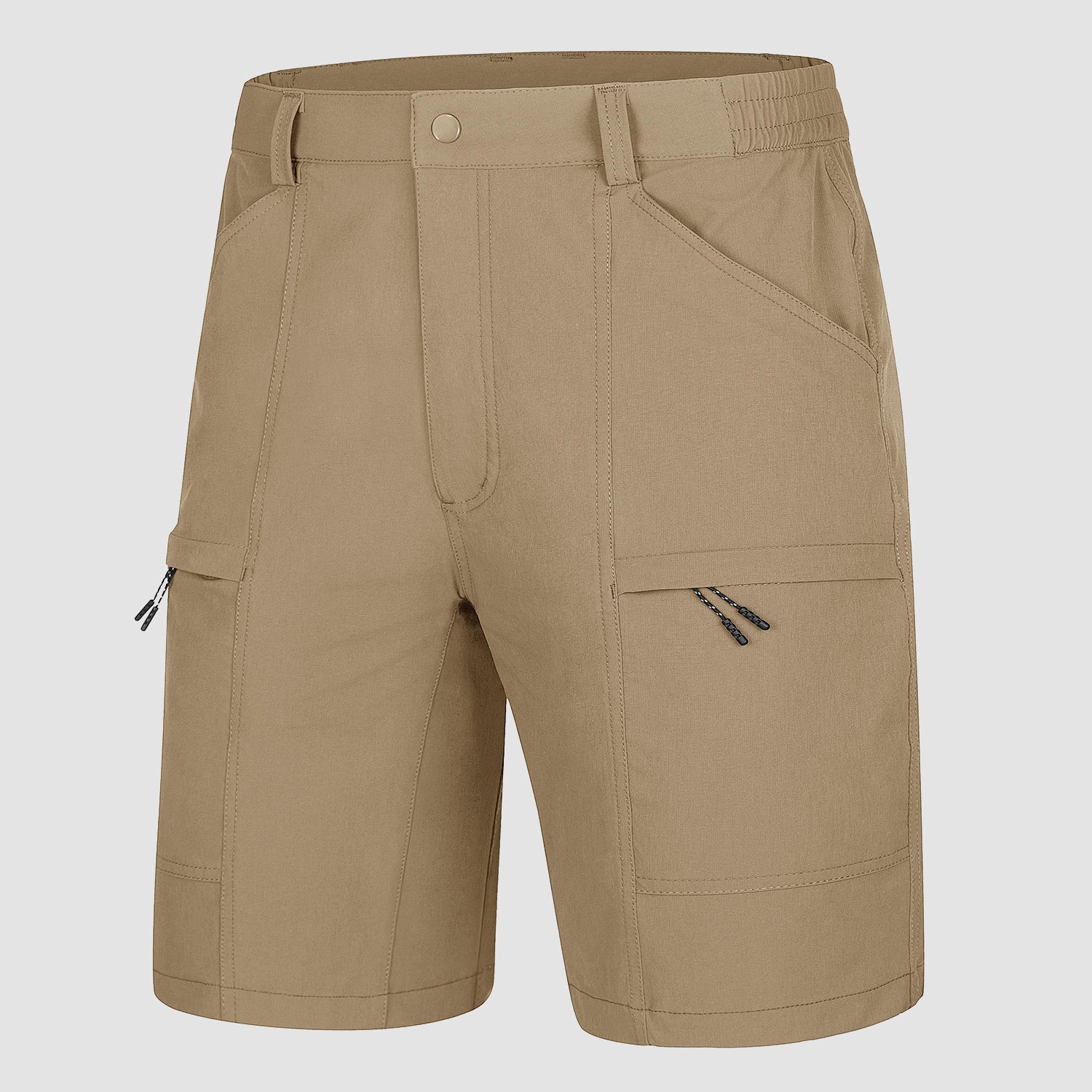 Men's Hiking Shorts with 5 Pockets Water-Resistant Ripstop Quick Dry Fishing Shorts