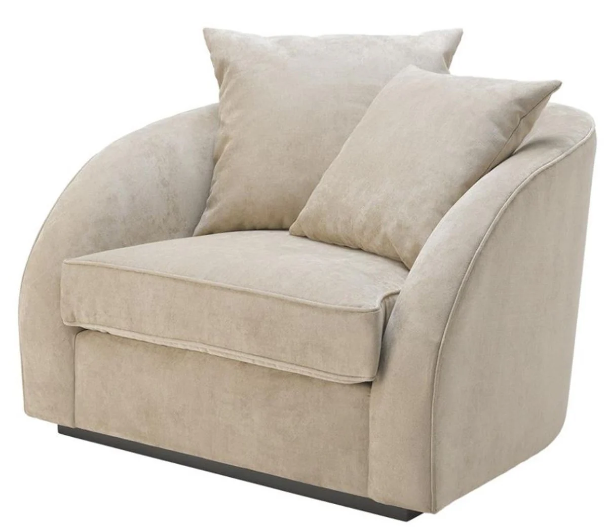 Casa Padrino hotel de lujo salón de silla de crudo de 101 x 91 x H. 72 cm - muebles de sala