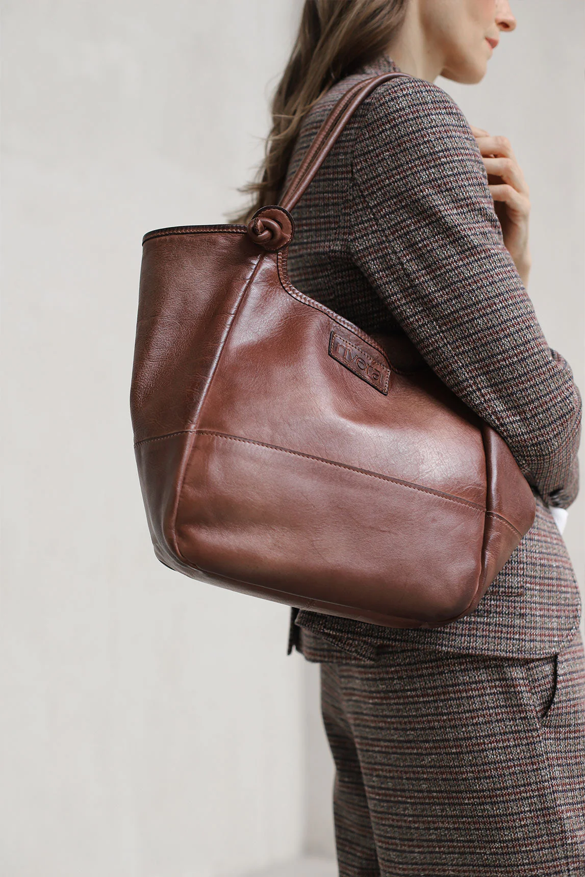 Rivera-spain Bolso Velluto marrón