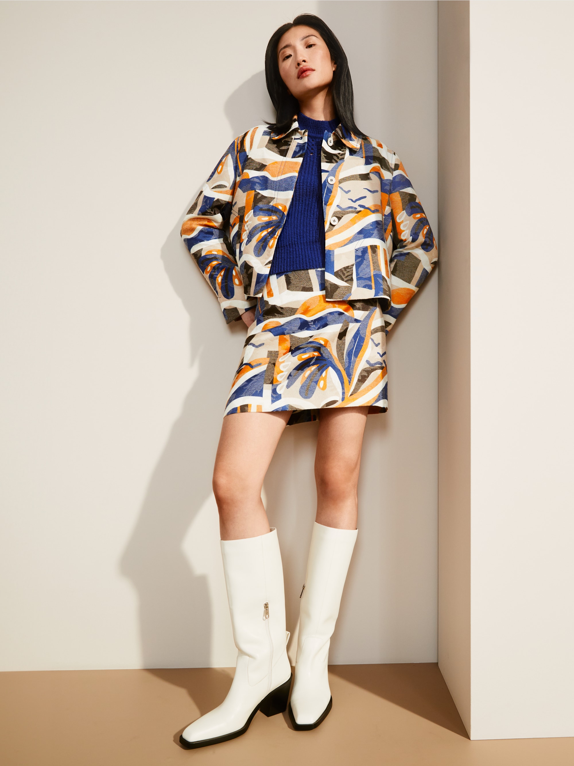 Marc-Cain Crew-neck sweater: knitted in Germany