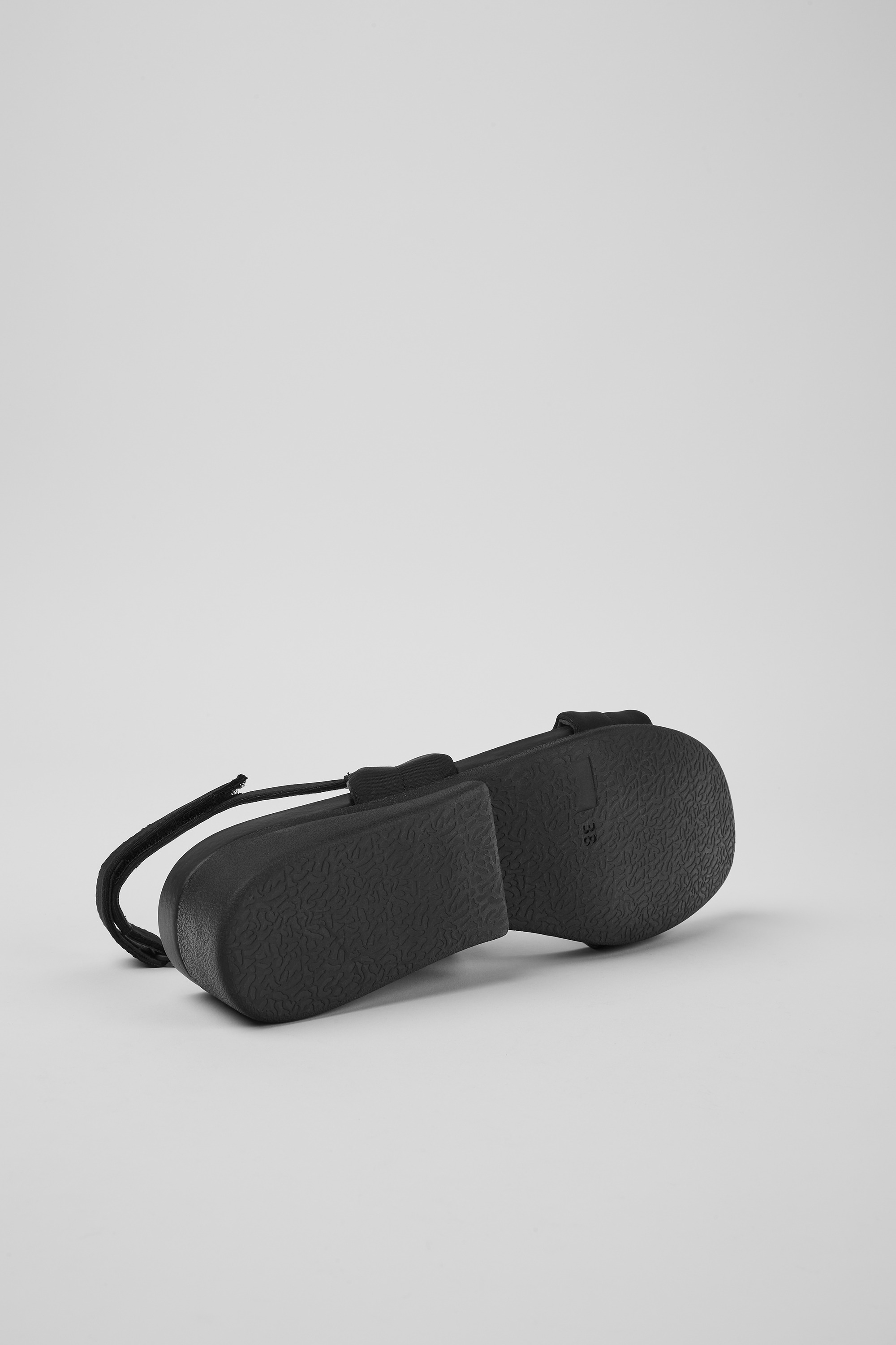 Minikaah - Black recycled PET and nylon sandals for women