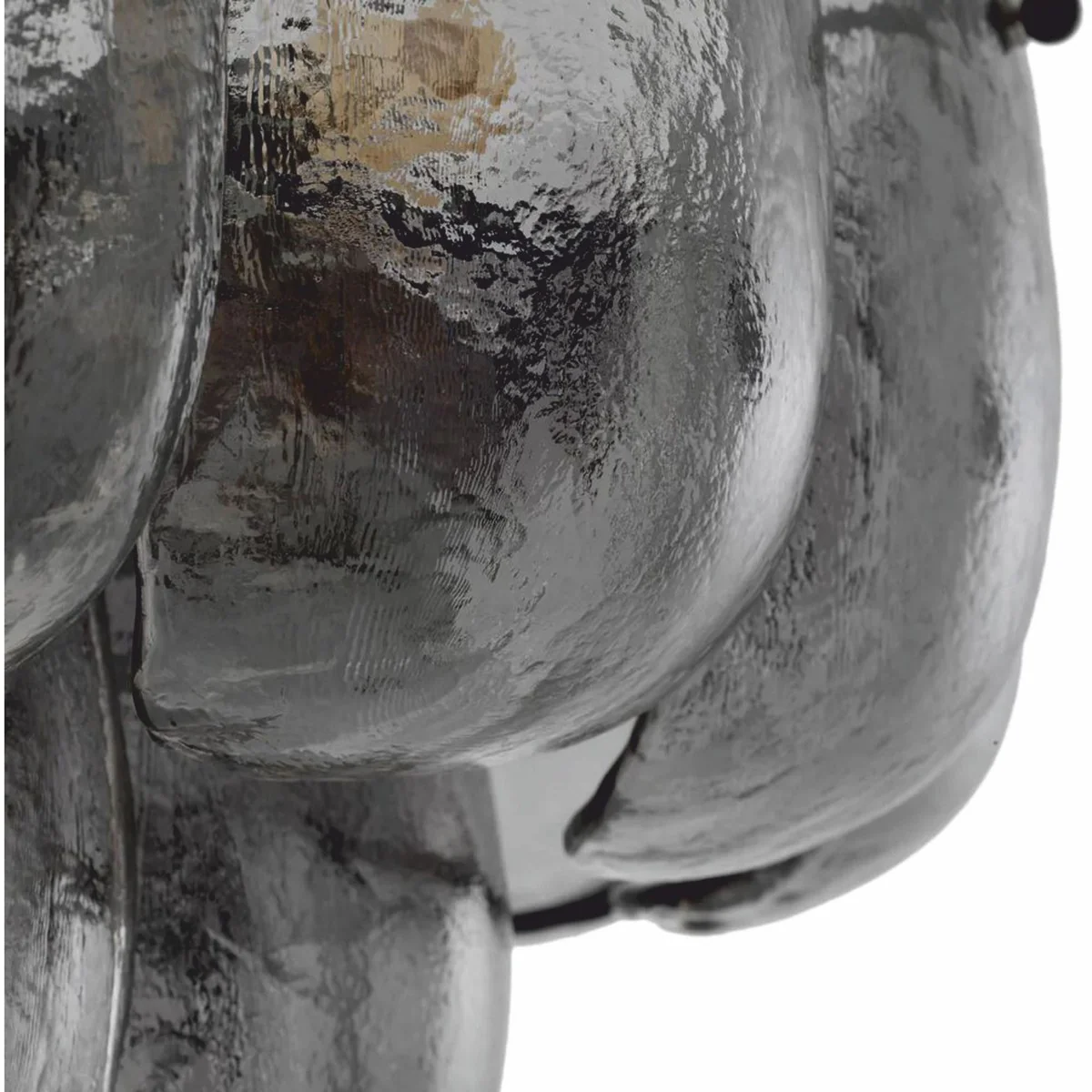 Casa Padrino l¨¢mpara de ara?a de sal¨®n y hotel de lujo gris / bronce ? 75 cm - Muebles de lujo