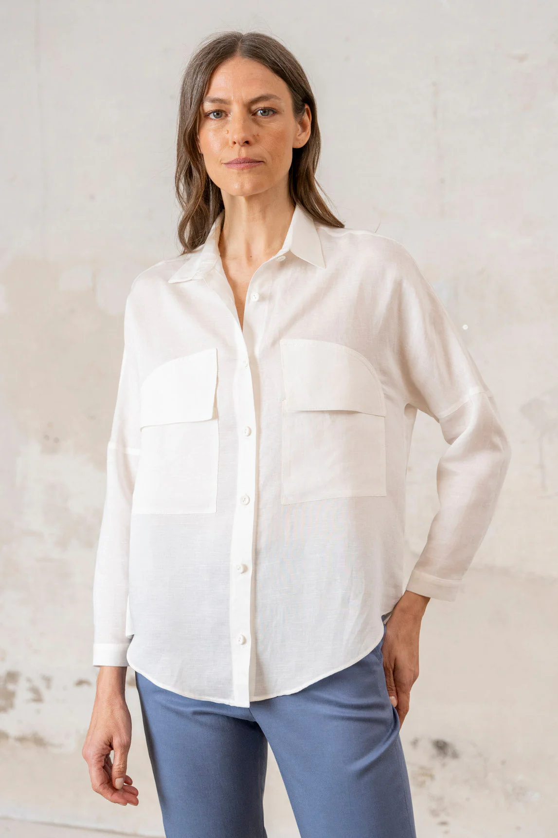 Rivera-spain Camisa Luserna blanco