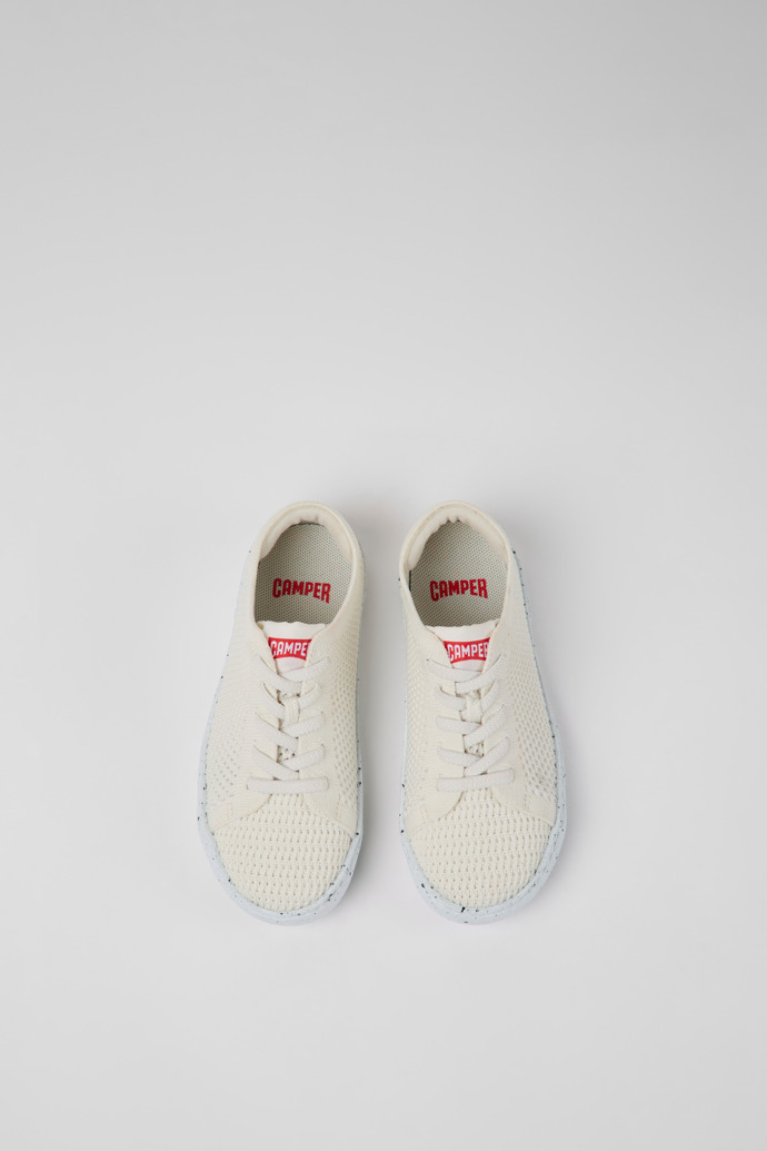 Peu Touring White textile shoes for kids