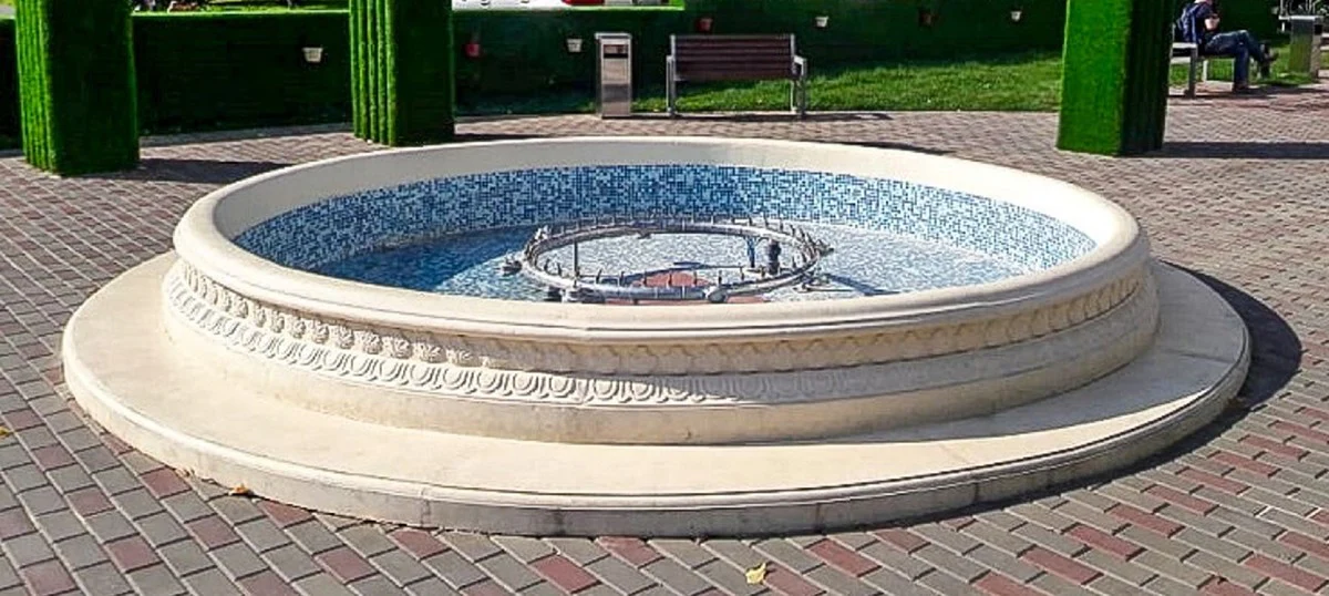 Casa Padrino borde de fuente barroco gris ? 426 cm