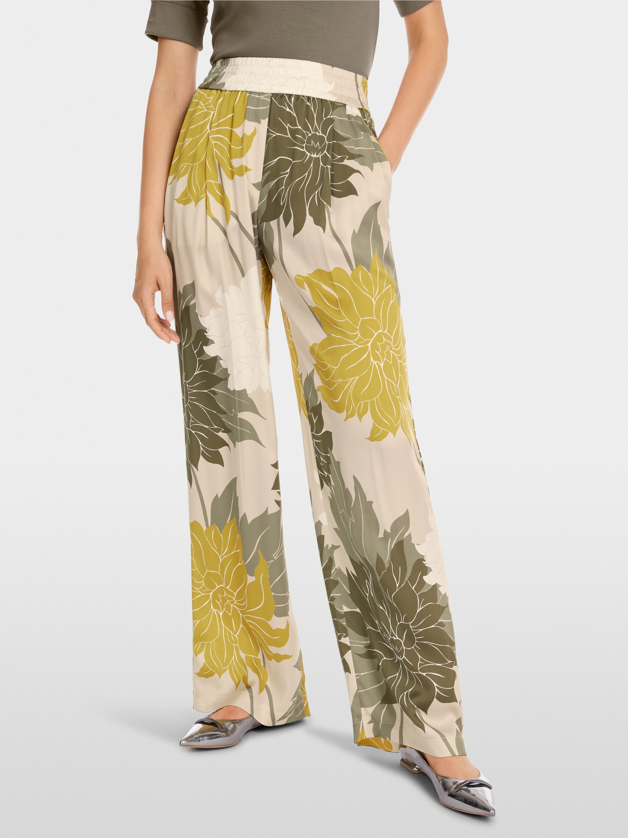 Marc-Cain WEDI fine silk trousers