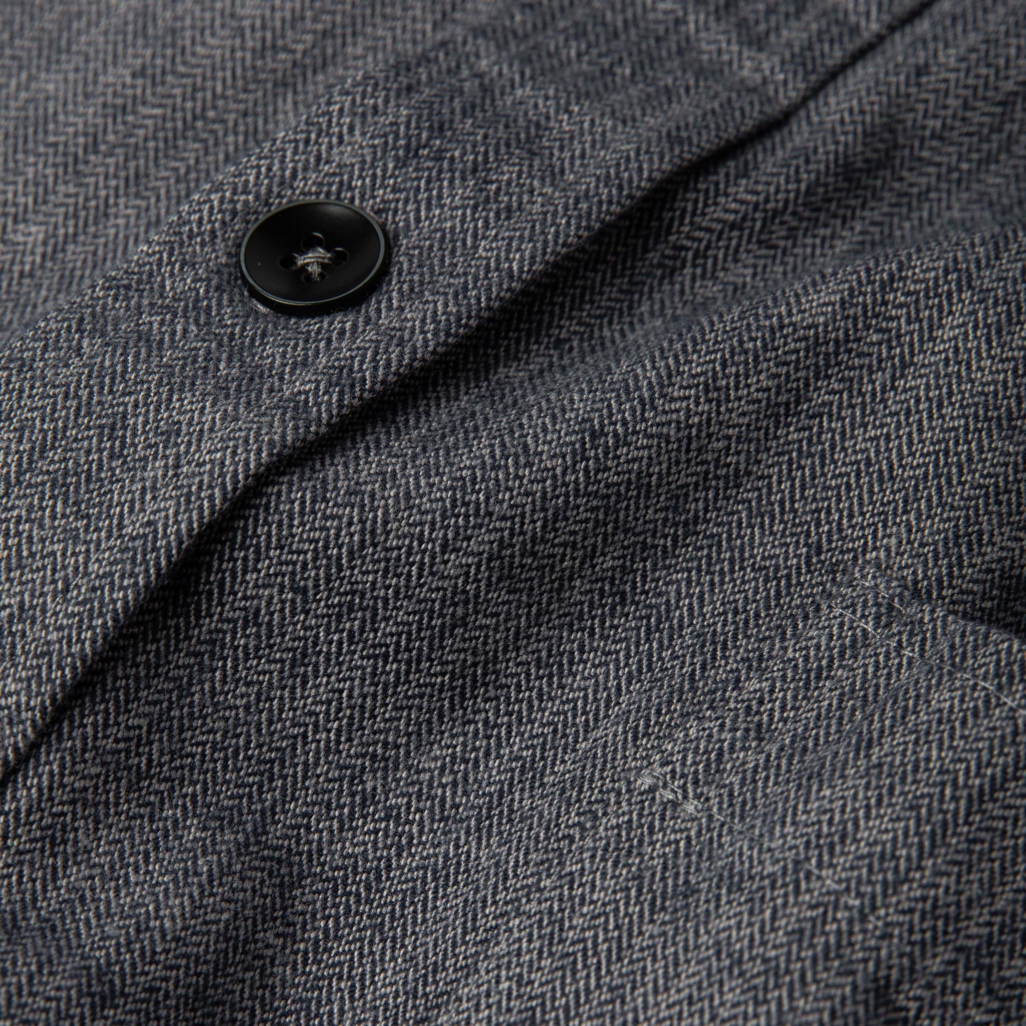 The Mechanic Shirt in Slate Herringbone
