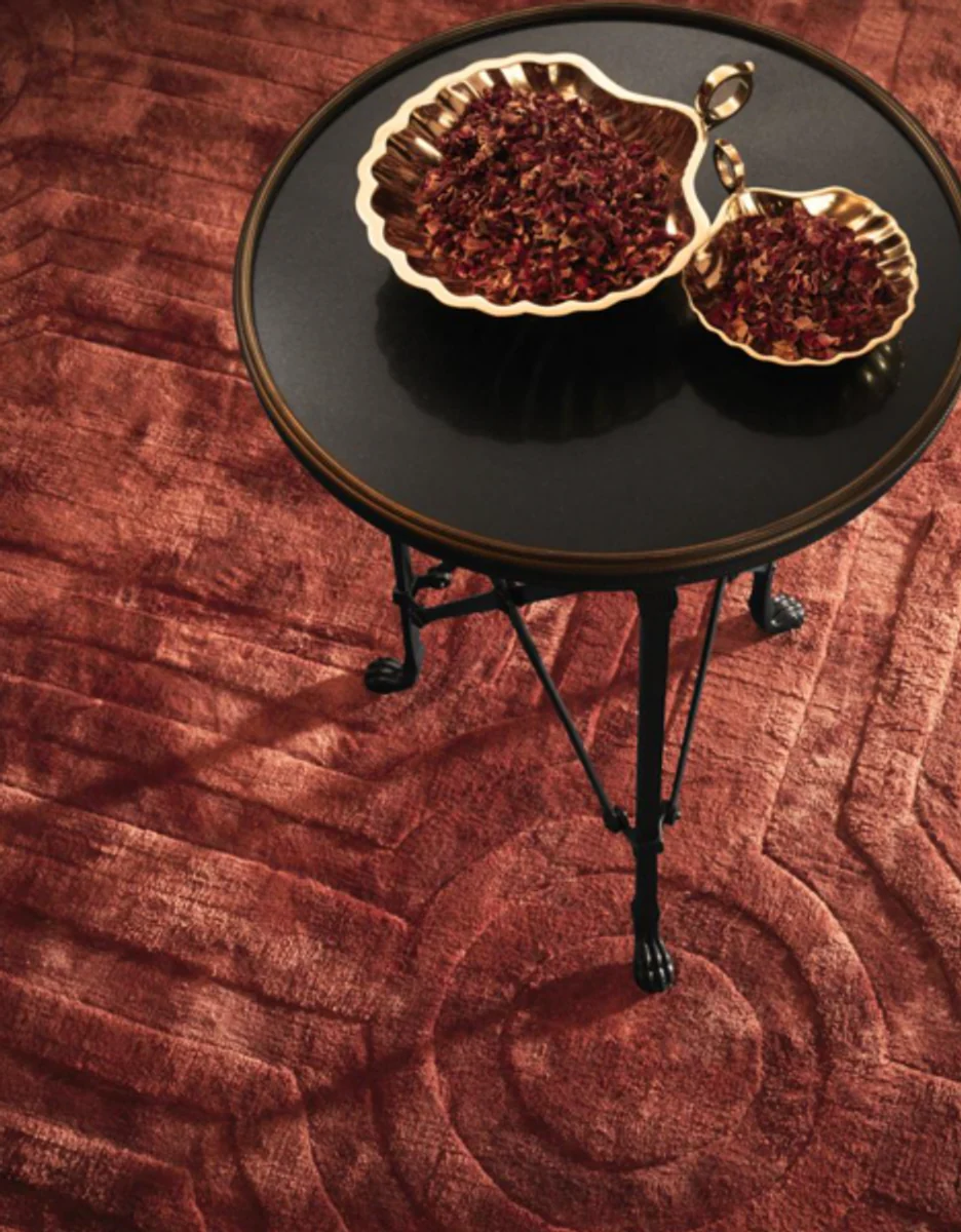 Casa Padrino luxury art deco designer side table gunmetal 52 x H. 70 cm - Luxury Quality