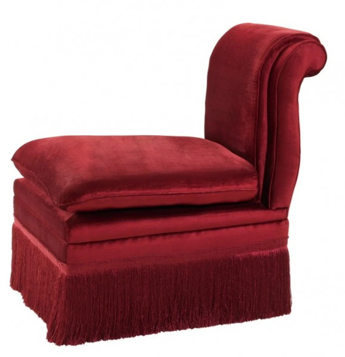 Casa Padrino luxury Belle Epoch chair Bordeaux Red - Art Nouveau Art Deco - Luxury Collection
