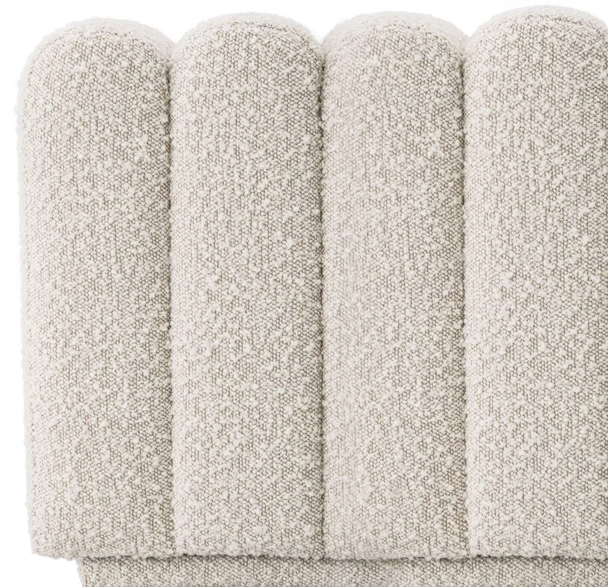 Casa Padrino taburete de lujo crema 47 x 46 x A. 46 cm - Taburete de sal¨®n tapizado - Muebles de Lujo