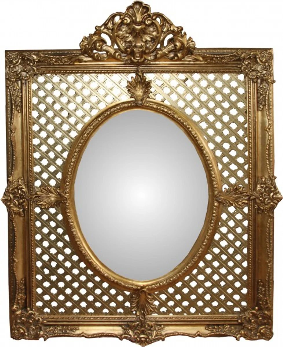Casa Padrino Baroque luxury mirror gold B 101 cm, H 141 cm - precious & sumptuous