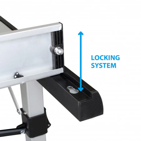 Brunner TITANIUM QUADRA 6 NG- Mesa plegable rectangular 146 X 70 cm.