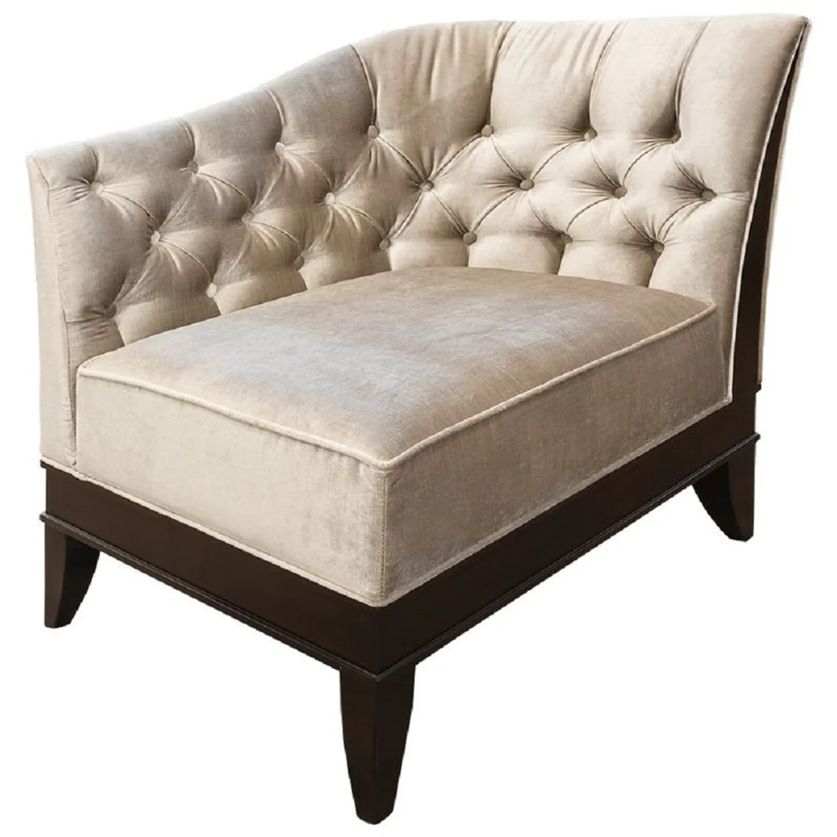 Casa Padrino sill¨®n de lujo plata gris / marr¨®n oscuro 87 x 69,5 x A. 84 cm - Sill¨®n de sal¨®n neocl¨¢sico con tela de terciopelo noble - Muebles de sal¨®n de estilo neocl¨¢sico