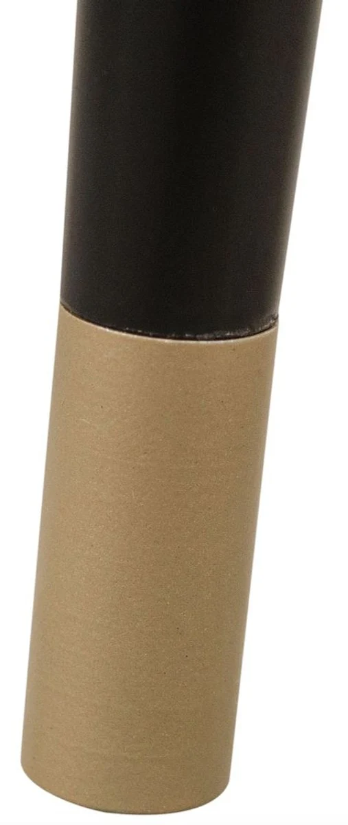 Casa Padrino taburete de bar de lujo verde / negro ? 37 x H. 76 cm - Taburete de Bar con Tela de Terciopelo