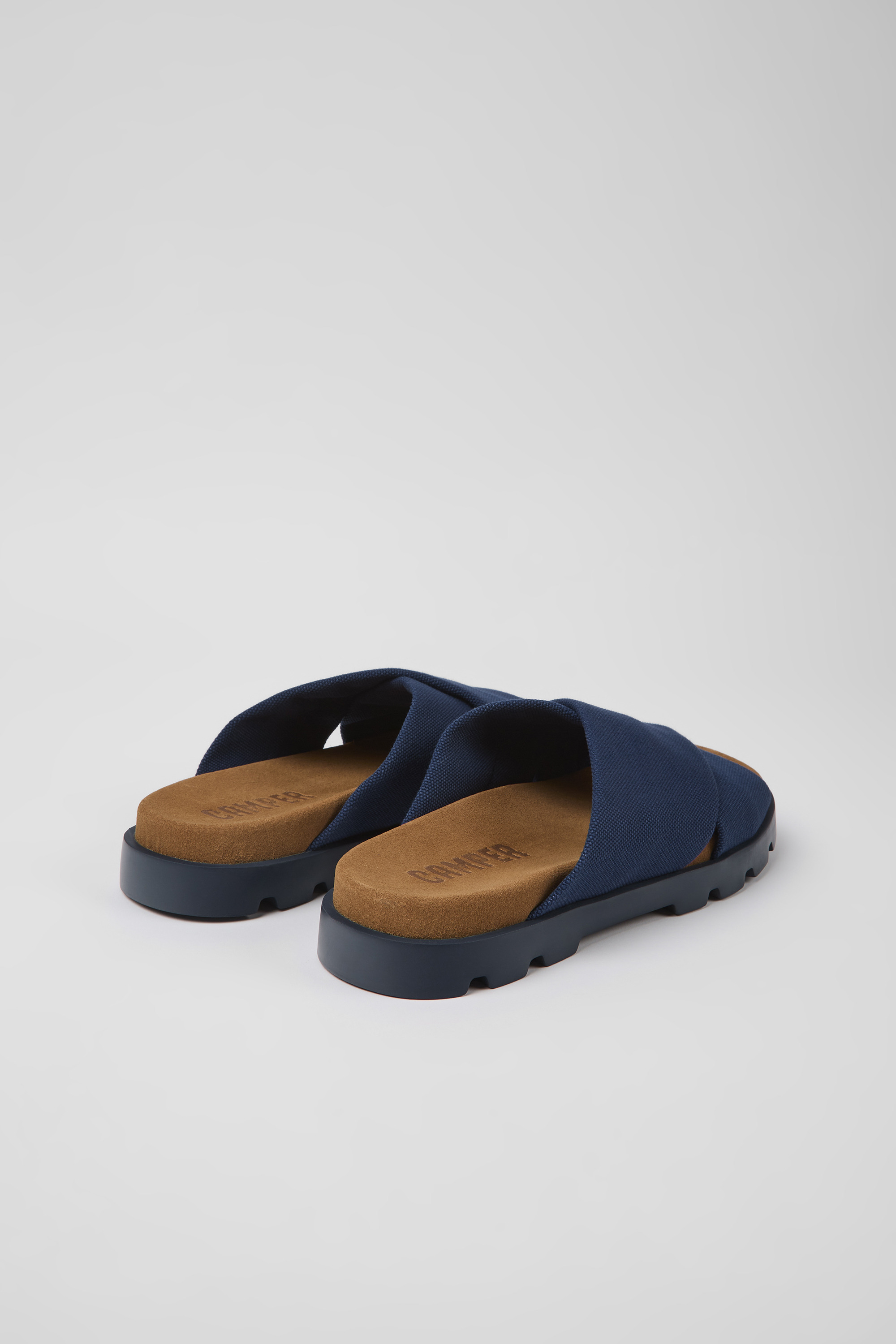 Brutus Sandal - Blue recycled cotton sandals for men