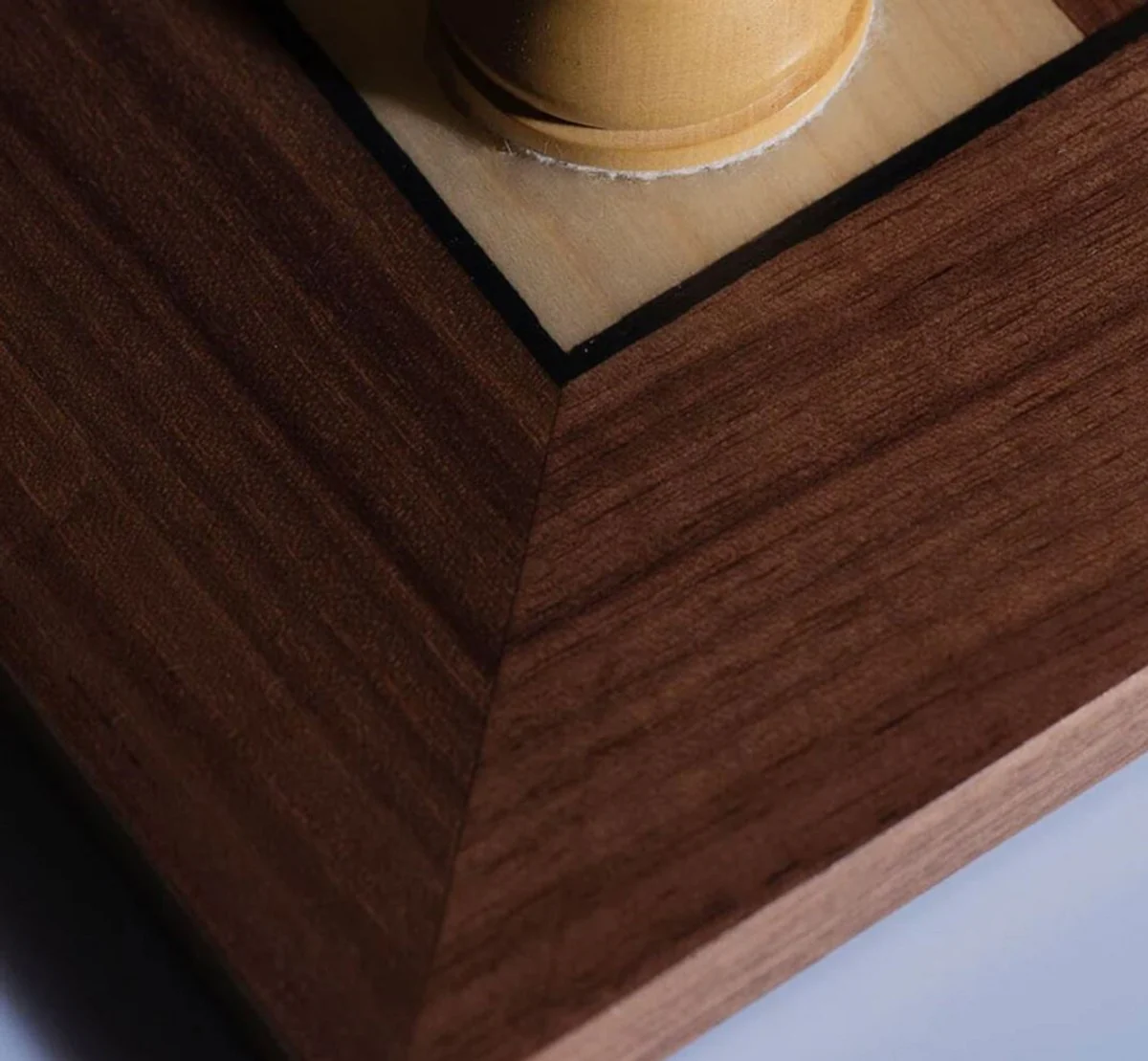 Casa Padrino conjunto de ajedrez de lujo 50 x 50 cm - Tablero de ajedrez de madera con piezas de ajedrez