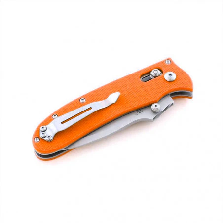 Navaja plegable de bolsillo Ganzo F704 KNIFE acero – naranja
