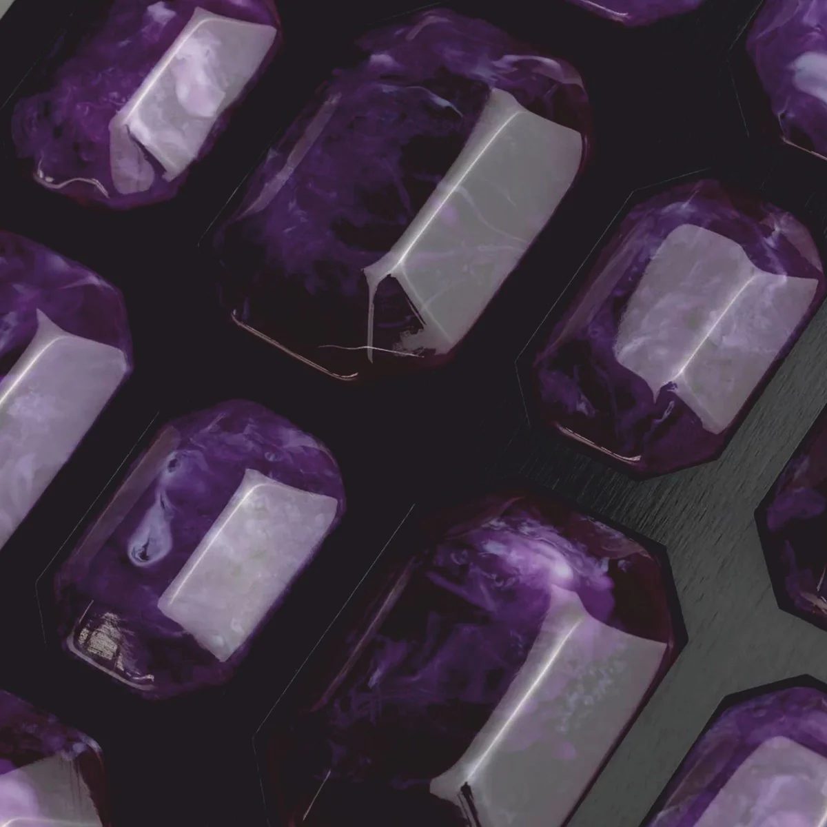 Casa Padrino Caja de Joya de Lujo Negro / P¨²rpura 37,5 cm - Caja de Almacenamiento