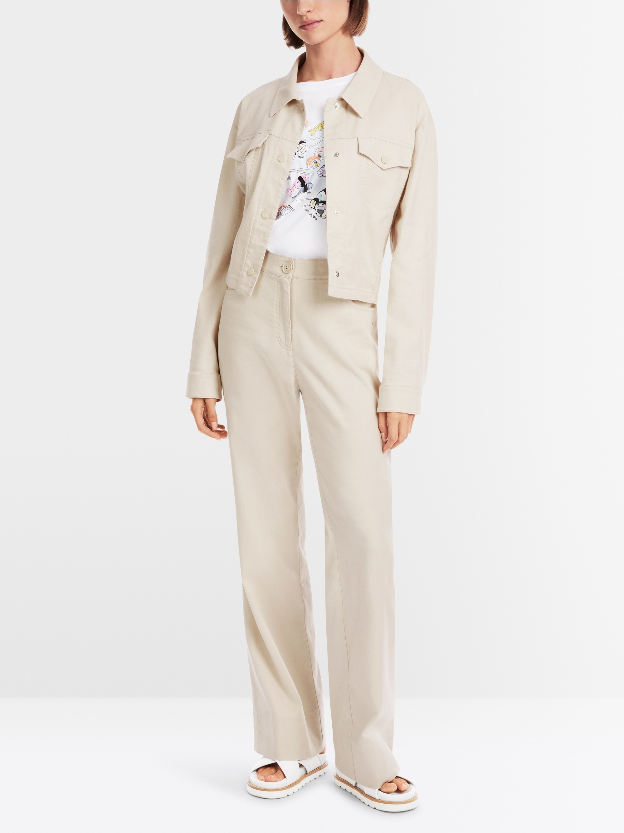 Marc-Cain FAID linen blend tousers