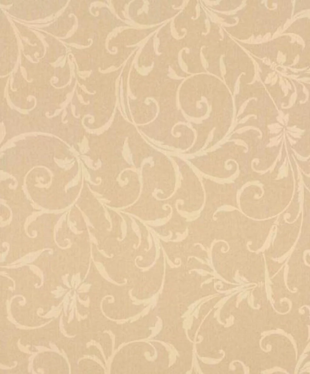 Casa Padrino papel tapiz textil barroco albaricoque 10,05 x 0,53 m - Papel Pintado Barroco - Accesorios Decorativos