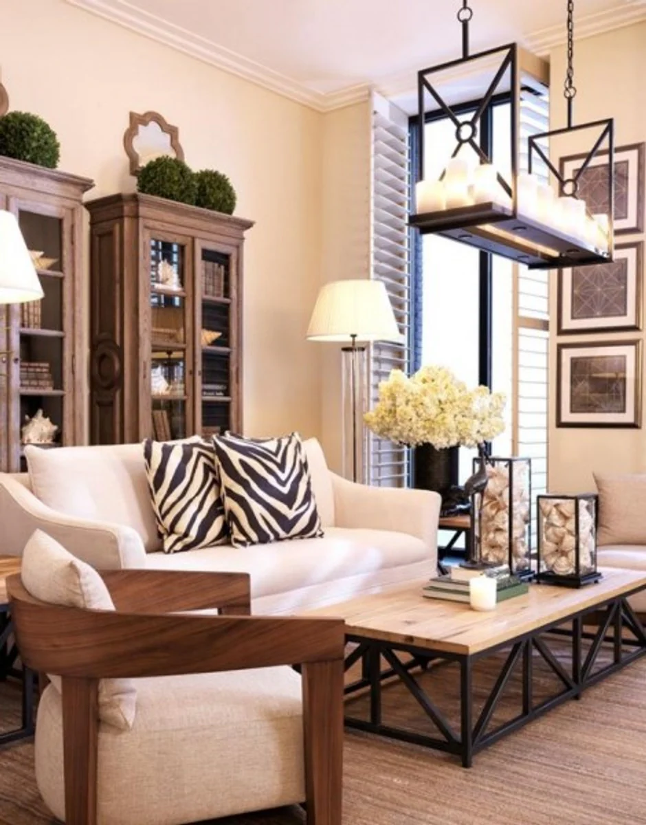 Casa Padrino luxury art deco mahogany armchair - Luxury Hotel Furniture