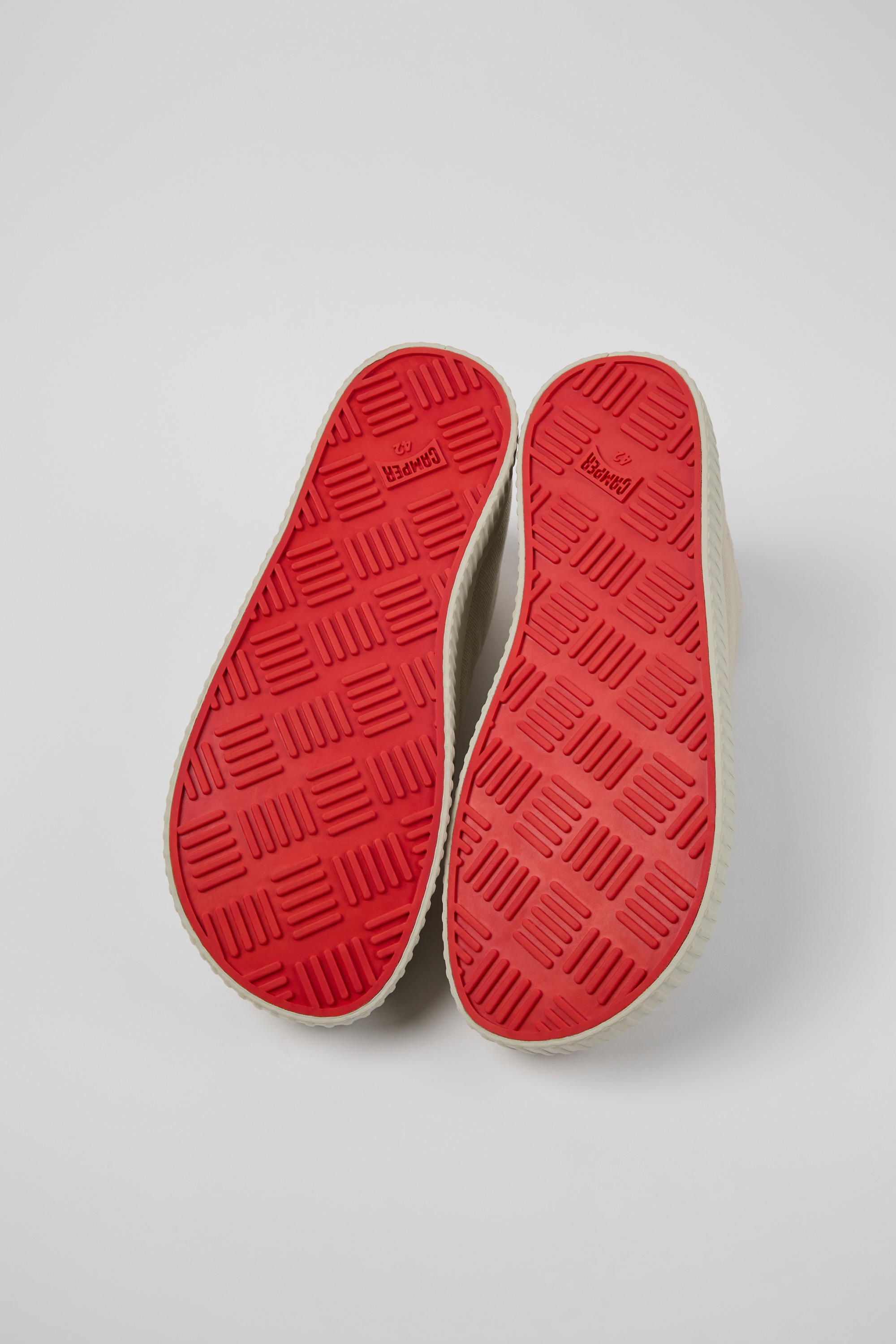 Peu Roda - Gray recycled cotton sneakers for men