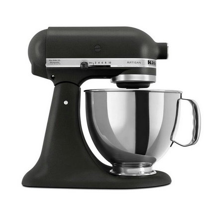 Artisan Series 5 Qt. 10-Speed Tilt-Back Imperial Black Stand Mixer