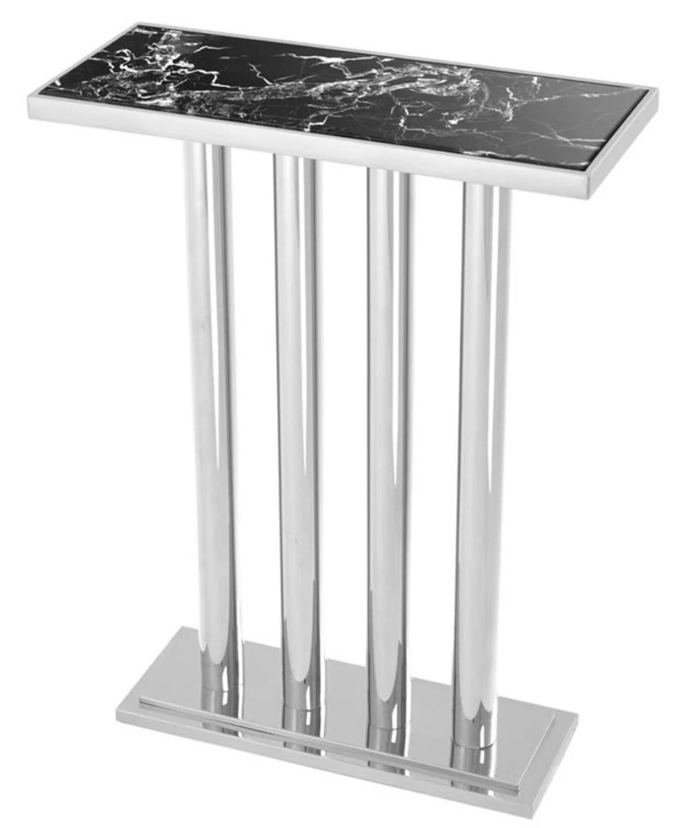 Casa Padrino consola de lujo plata 70 x 30 x H. 93 cm - muebles de hotel de diseño